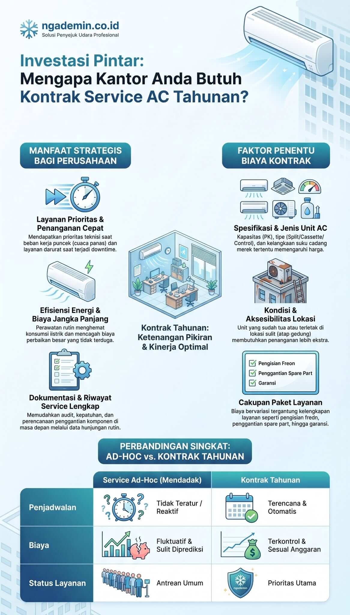 Kontrak Service AC Kantor Tahunan Kontrak Service AC Kantor Tahunan