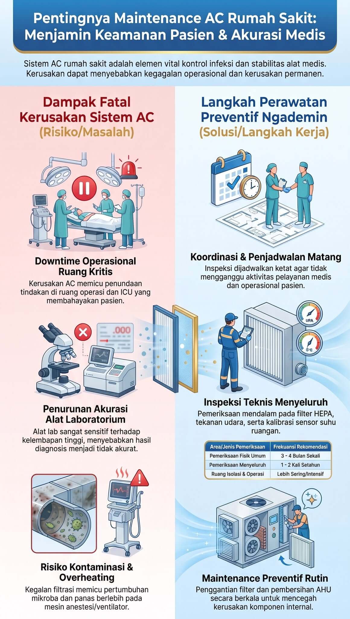Service AC Rumah Sakit 